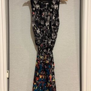 Multicolor Sleeveless Mini Dress